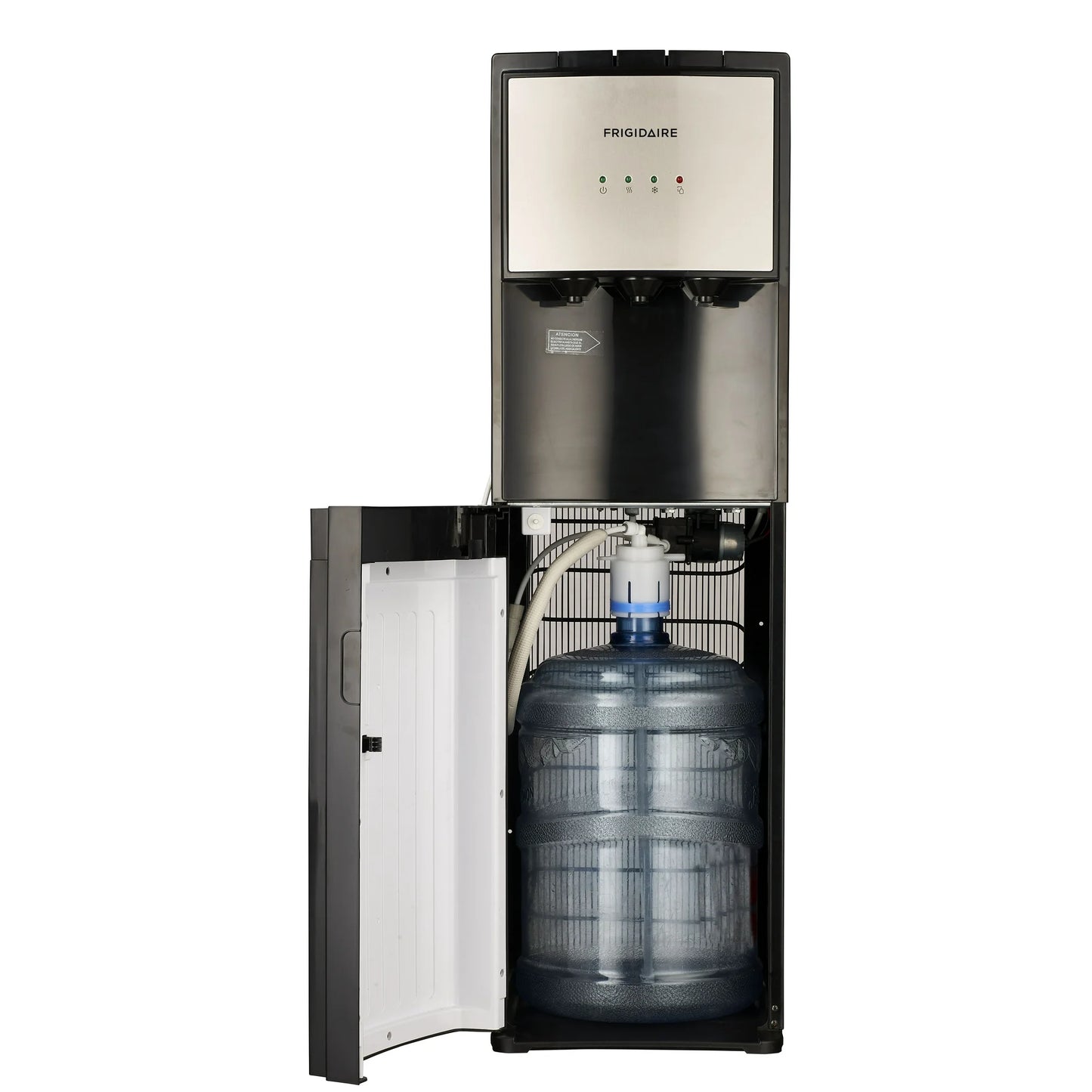 Frigidaire 5‑Gallon Bottom Loading Hot & Cold Water Dispenser – Stainless Steel