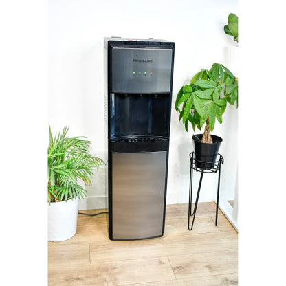 Frigidaire 5‑Gallon Bottom Loading Hot & Cold Water Dispenser – Stainless Steel