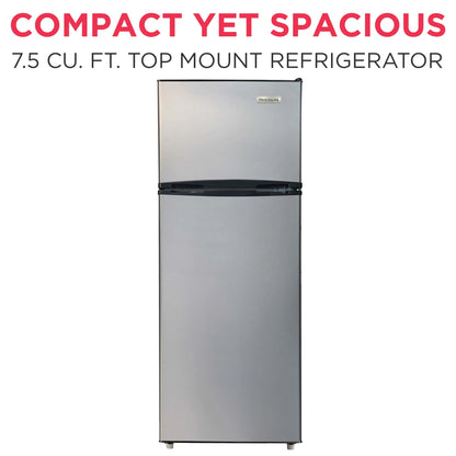 7.5 Cu. Ft. Refrigerator – Platinum Series Stainless Look