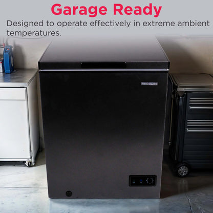 Frigidaire 5.0 Cu. Ft. Chest Freezer – Black Granite Finish