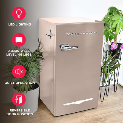 Frigidaire 3.2 Cu. Ft. Mini Fridge with Freezer – Coral