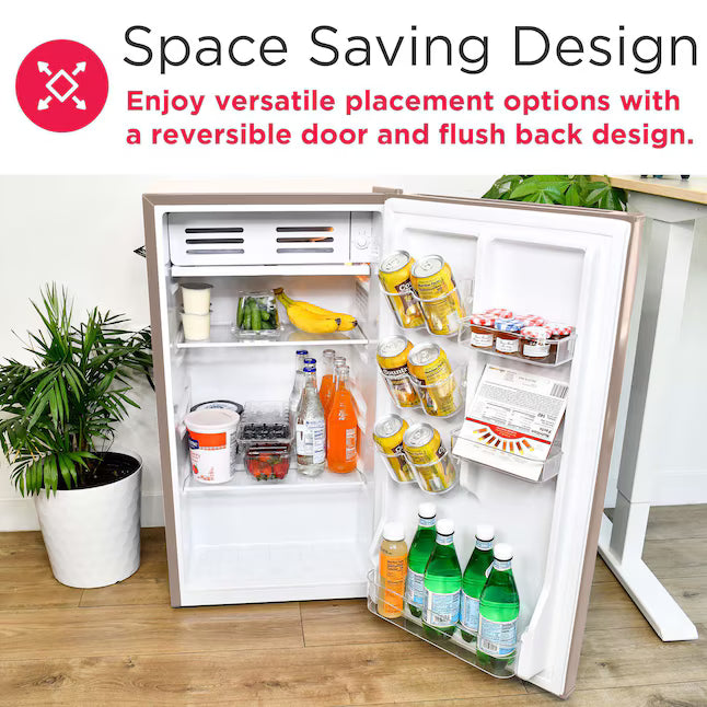 Frigidaire 3.2 Cu. Ft. Mini Fridge with Freezer – Coral