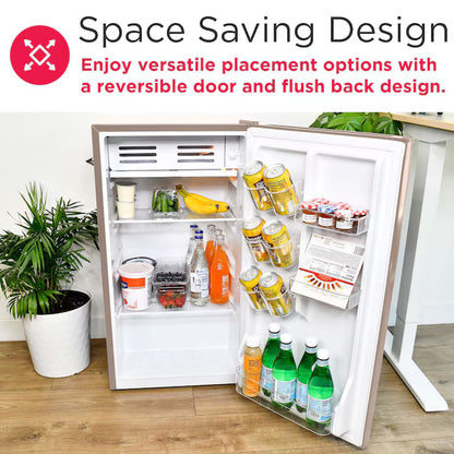 Frigidaire 3.2 Cu. Ft. Mini Fridge with Freezer – Coral