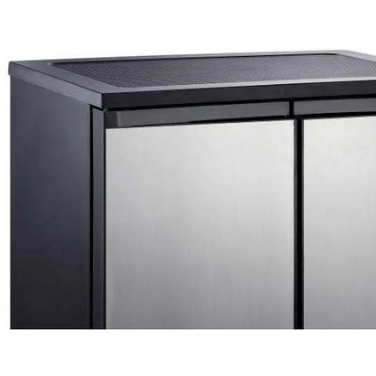 ARCTIC CHEF 5.5 Cu. Ft. Side-by-Side Refrigerator & Freezer – Stainless Steel, Adjustable Shelves