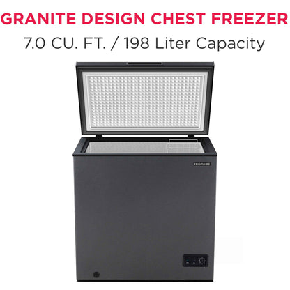 Frigidaire 7.0 Cu. Ft. Chest Freezer – Black Granite Finish