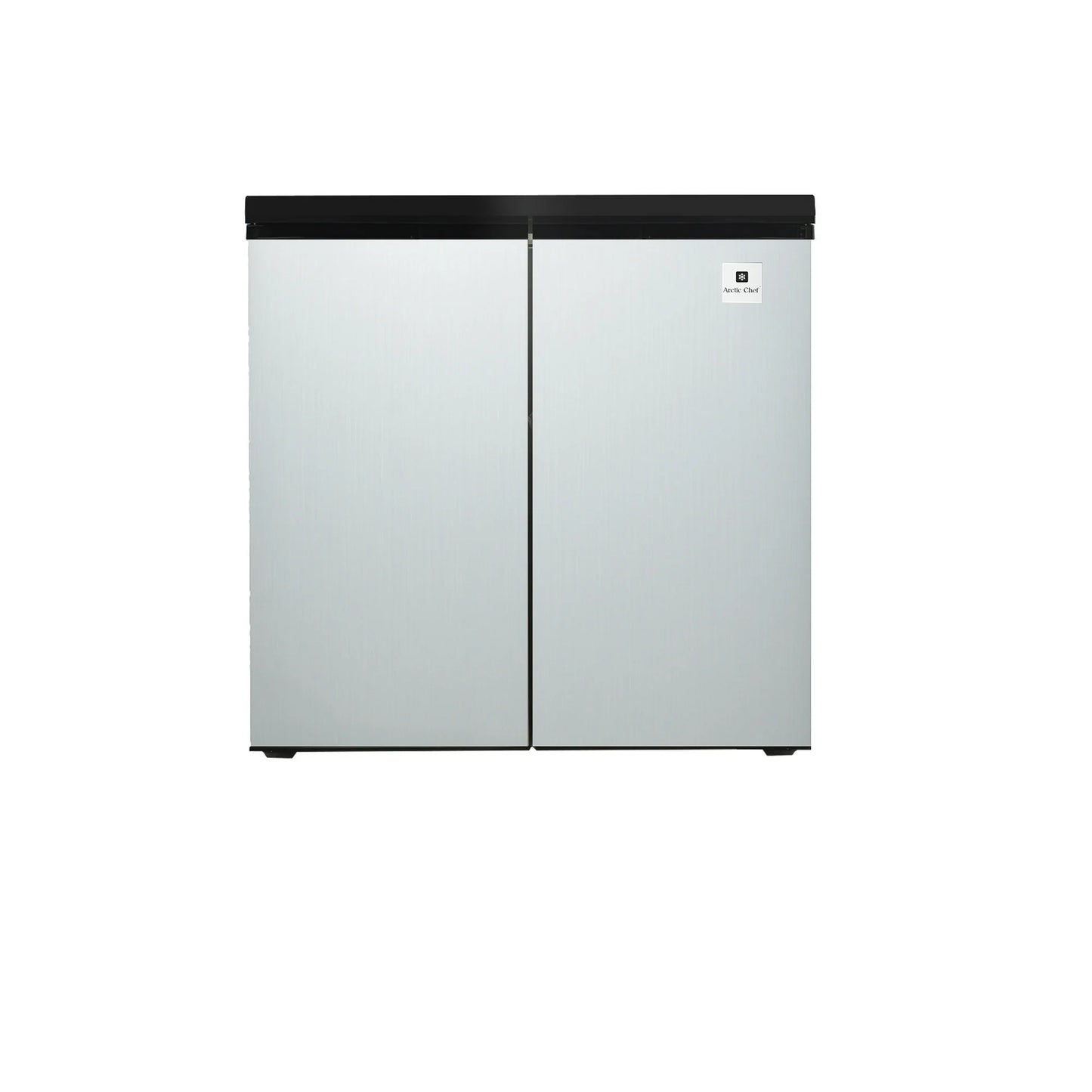 ARCTIC CHEF 5.5 Cu. Ft. Side-by-Side Refrigerator & Freezer – Stainless Steel, Adjustable Shelves
