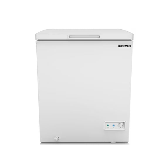Frigidaire 5.0 Cu. Ft. Chest Freezer – White | Manual Defrost, Removable Basket