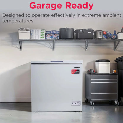 Frigidaire 7.0 Cu. Ft. Chest Freezer – White | Manual Defrost, Removable Basket